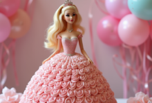 barbie in the cake