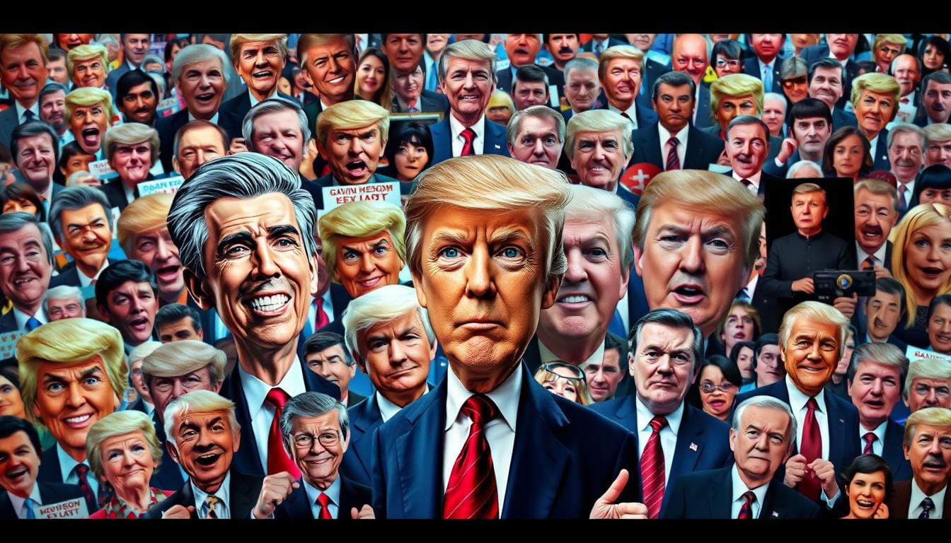 gavin newsom trump memes