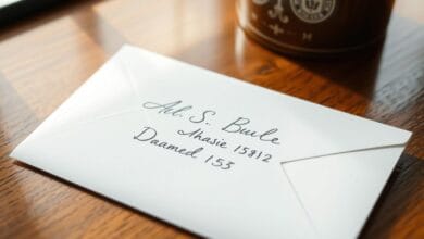 how to address an envelope​