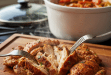 slow cooker chicken fajitas