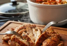 slow cooker chicken fajitas