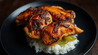 Crispy Chicken Thighs with Cabbage
