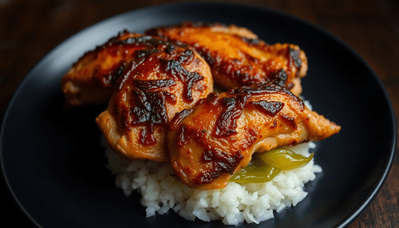 Crispy Chicken Thighs with Cabbage
